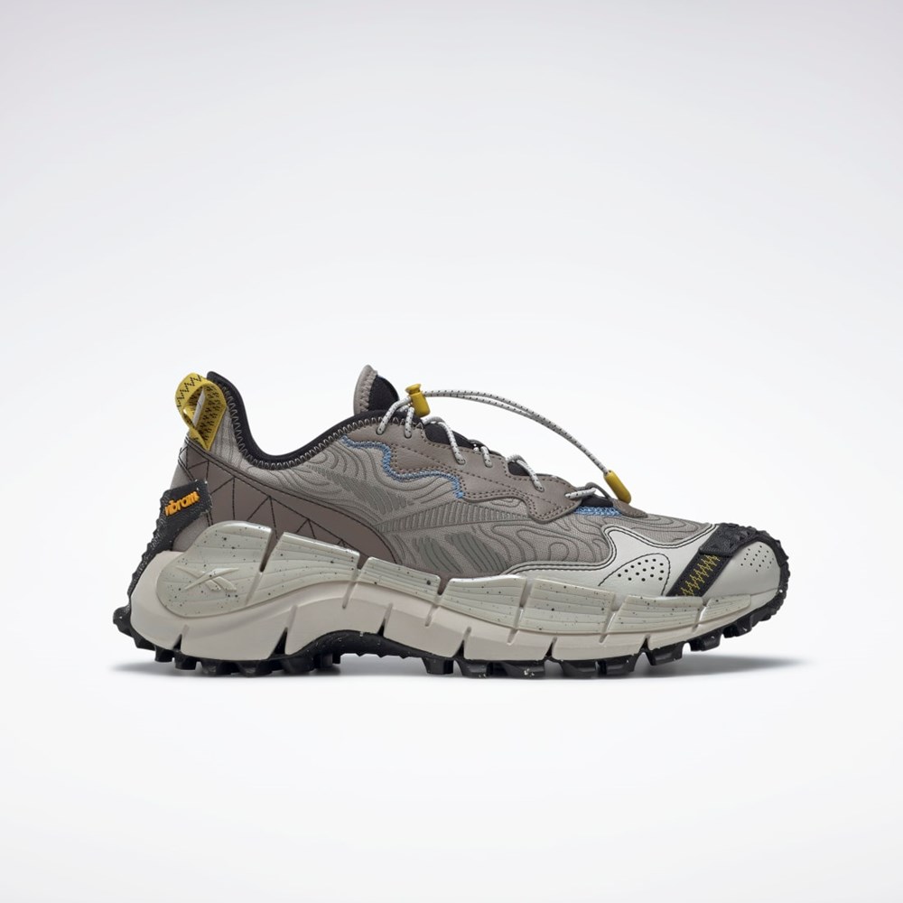 Reebok Zig Kinetica II Edge Shoes Siva Modre Zelene | AXELR7395