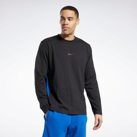 Reebok Answer to No One Long Sleeve T-Shirt Čierne | MNIKP0263