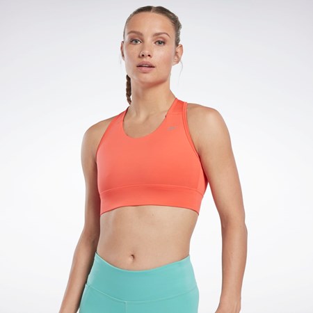 Reebok Bežecké Essentials High-Impact Bra Oranžové | QSZHK1370