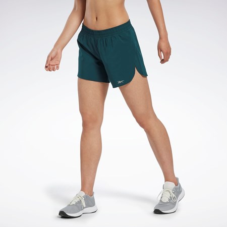 Reebok Bežecké Shorts Zelene | NPSZG9405