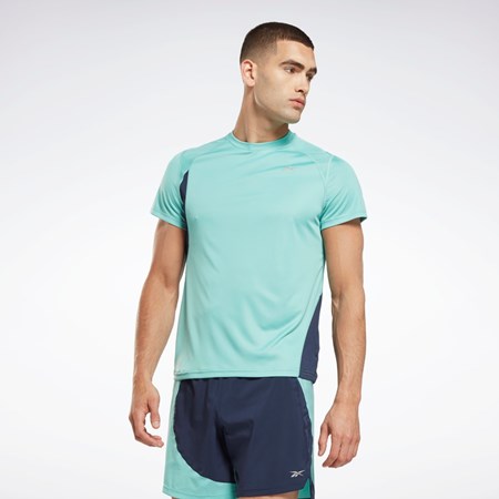 Reebok Bežecké Speedwick T-Shirt Semi Classic Teal | HNSOE1948