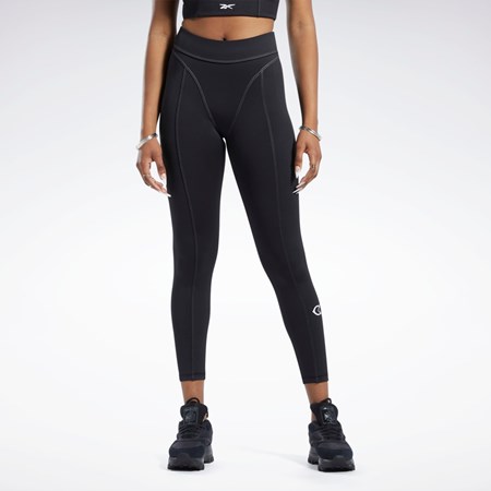 Reebok Cardi B High-Rise Tights Čierne | NVLHB6082