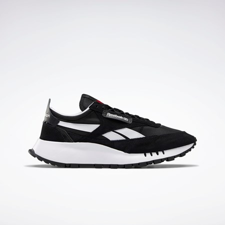 Reebok Classic Leather Legacy Shoes Čierne Siva Červené | JQOUA6352