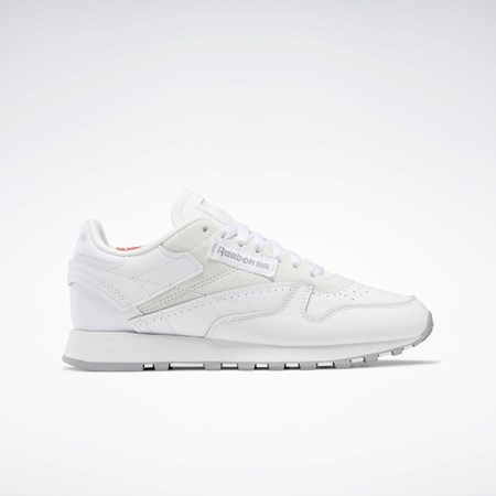 Reebok Classic Leather Make It Yours Shoes Biele Siva | MDVCS3265