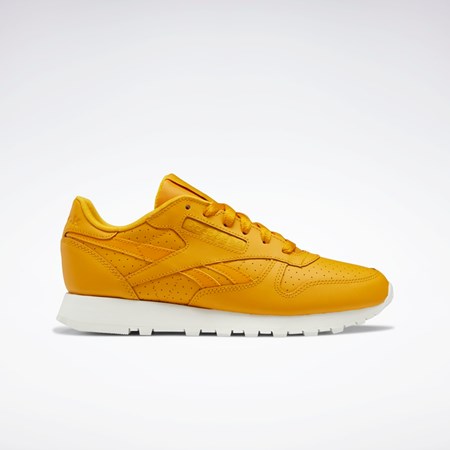 Reebok Classic Leather Shoes Bright Ochre / Bright Ochre / Chalk | XVRWK2710