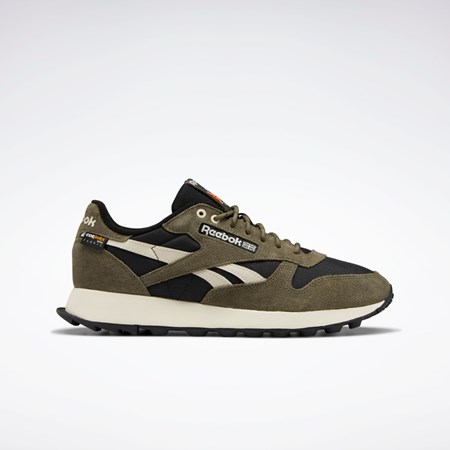 Reebok Classic Leather Shoes Čierne Zelene | BKMYQ0316