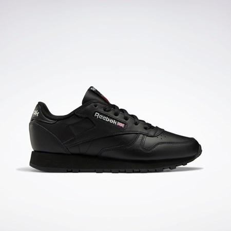 Reebok Classic Leather Shoes Čierne Čierne Siva | ZAGFN9217