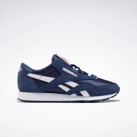 Reebok Classic Nylon Shoes Námornícka Modrá Námornícka Modrá Platina | VJABH1723