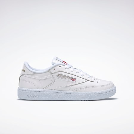 Reebok Club C 85 Shoes Biele Svetlo Siva | WYFTQ0941