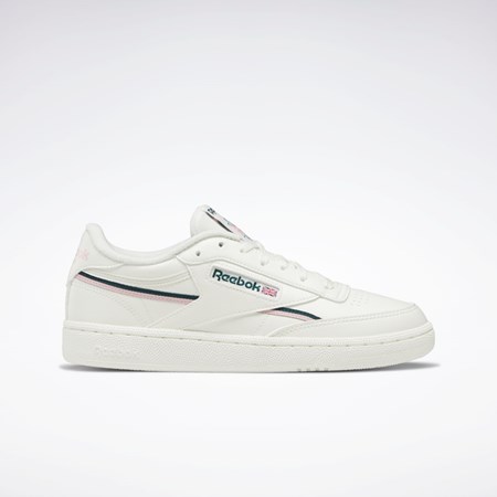 Reebok Club C 85 Vegánske Shoes Ruzove Zelene | NYDHL6973