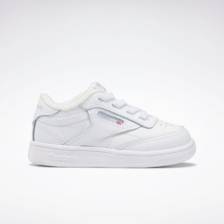 Reebok Club C Shoes - Toddler Biele Biele Biele | MZJFY0935