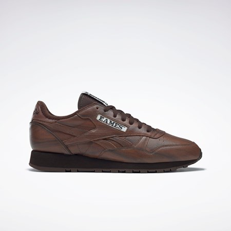 Reebok Eames Classic Leather Shoes Tmavo Hnede Tmavo Hnede Tmavo Hnede | IKZBG3920