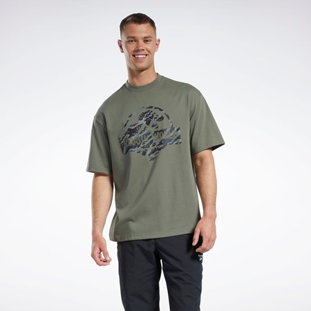 Reebok Jurassic World T-Shirt Zelene | UGCYK5781