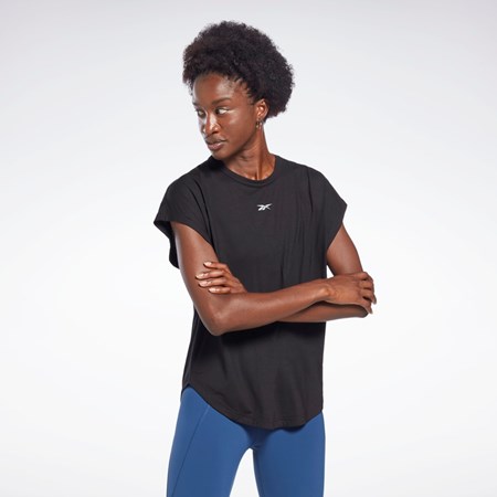 Reebok Les Mills® ACTIVCHILL+DREAMBLEND T-Shirt Čierne | HYMJN9308