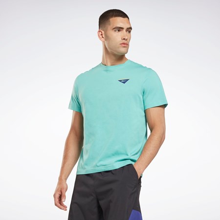 Reebok Les Mills® Grafika T-Shirt Semi Classic Teal | JORGL3215