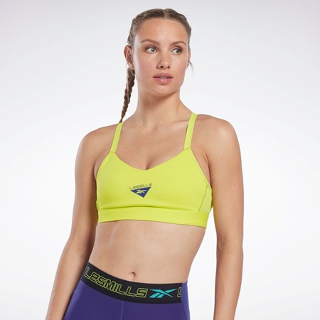 Reebok Les Mills® Reebok Lux Remienkové Sports Bra Žlté | TYHUZ6204