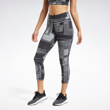 Reebok Lux 3/4 Length 2 Leggings Čierne Siva | XCDSB7342