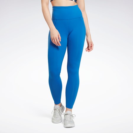 Reebok Lux High-Waisted Tights Modre | MCXKG4138