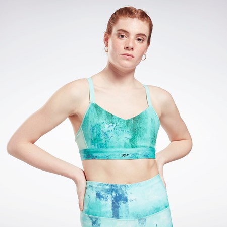 Reebok Lux Remienkové Sports Bra Mätové | MUJAP5297