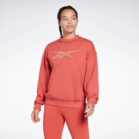 Reebok MYT Crew Sweatshirt Rhodonite | SDZVI3926