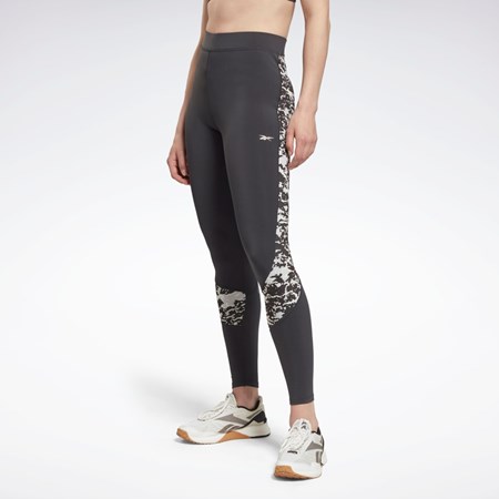 Reebok Modern Safari Leggings Čierne | FMOBE9718