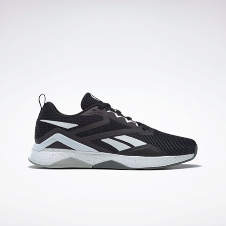 Reebok Nanoflex TR 2.0 Tréningová Shoes Čierne Biele Siva | OESNV9641