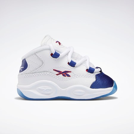 Reebok Question Stredne Shoes - Toddler Biele Červené | TPSFB5826