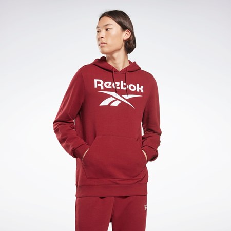 Reebok Reebok Identity Big Logo Hoodie Bordove | TZMPA6095