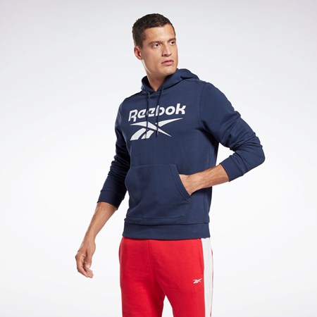 Reebok Reebok Identity Big Logo Hoodie Námornícka Modrá Biele | XYREW1764