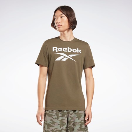 Reebok Reebok Identity Big Logo T-Shirt Zelene | LDXZQ3189