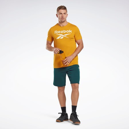 Reebok Reebok Identity Big Logo T-Shirt Bright Ochre | NRGIQ2617