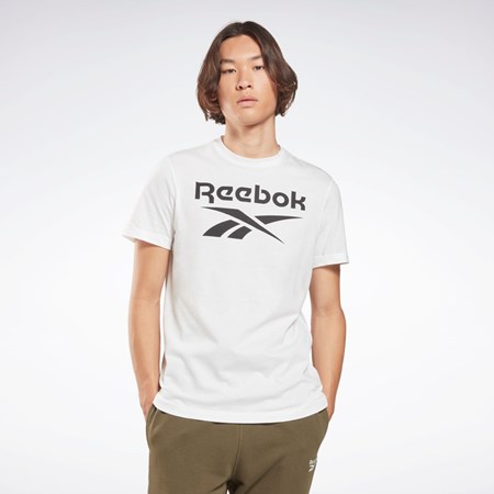 Reebok Reebok Identity Big Logo T-Shirt Biele | XPOJZ4629