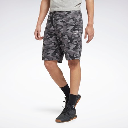 Reebok Reebok Identity Camo Shorts Čierne | EIUFL0548