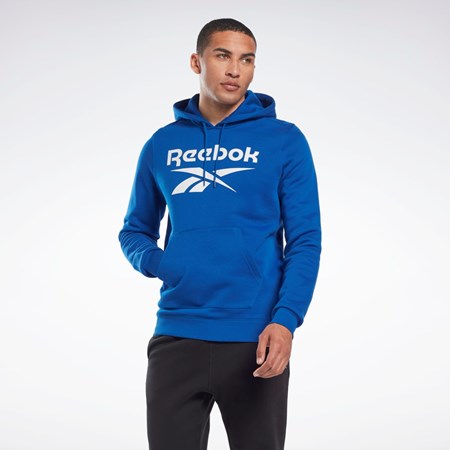 Reebok Reebok Identity Fleece Hoodie Modre | LPOWR4965