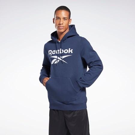 Reebok Reebok Identity Fleece Hoodie Námornícka Modrá | RDWYT9086