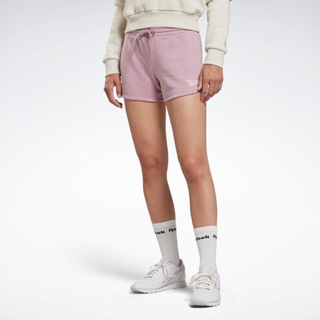 Reebok Reebok Identity French Terry Shorts Infused Lilac | VYKCB9032