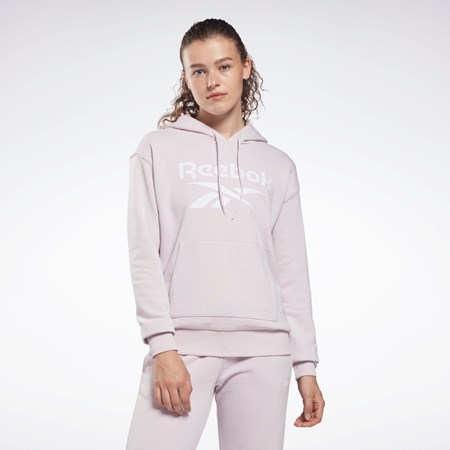 Reebok Reebok Identity Logo French Terry Hoodie Quartz Glow | ZSAGU4672