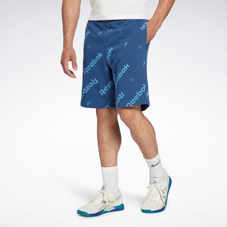 Reebok Reebok Identity Shorts Modre | OTEAY1502