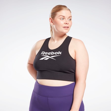 Reebok Reebok Identity Sports Bra (Plus Size) Čierne | RUKPE3927