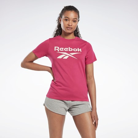 Reebok Reebok Identity T-Shirt Ruzove | TRPQM2915