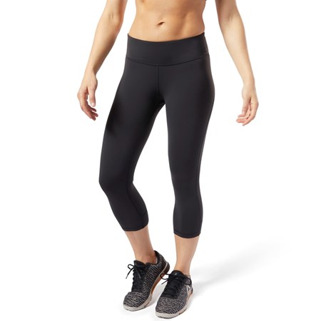 Reebok Reebok Lux 3/4 Length 2 Leggings Čierne | MSQTW2536