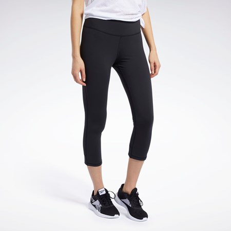 Reebok Reebok Lux 3/4 Length 2 Leggings Čierne | SHVZY2158