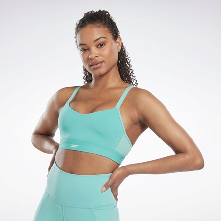 Reebok Reebok Lux Remienkové Sports Bra Semi Classic Teal | MPLWY3416