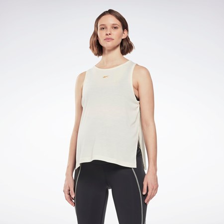 Reebok Reebok Maternity Tank Top Biele | CGOHM8241