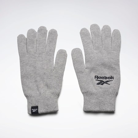 Reebok Sports Essentials Logo Gloves Siva | JDFWN0274