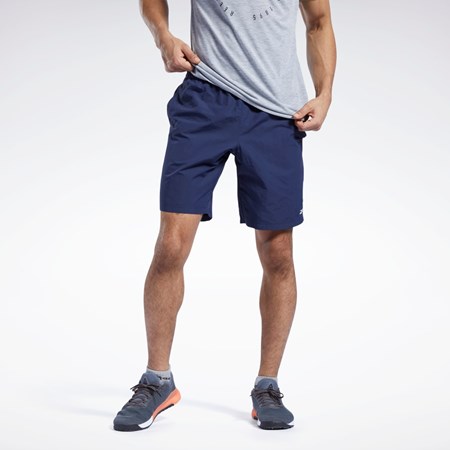 Reebok Tréningová Essentials Utility Shorts Námornícka Modrá | NYDFI8409