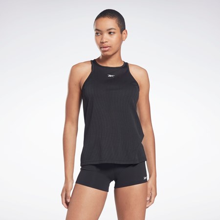 Reebok United By Fitness Perforated Tank Top Čierne | NISTC9156