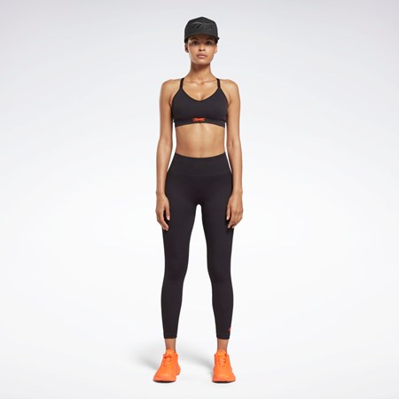 Reebok Victoria Beckham Light-Impact Seamless Bra Čierne | CMUWZ4235