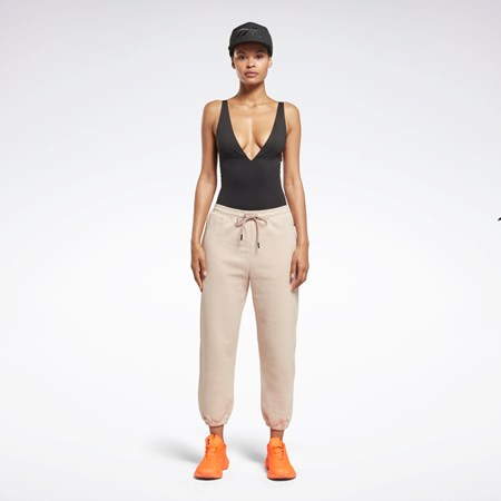 Reebok Victoria Beckham Rovno Leg Joggers Soft Ecru | REHTG7594