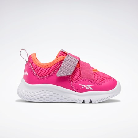 Reebok Weebok Flex Sprint Shoes - Toddler Ruzove Biele Oranžové | DYKLH4380